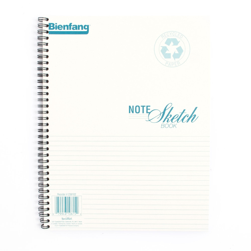 Sketchbooks & Pads, Art & School, 8.5"x11", Bienfang, Notesketch, Horizontal, 5621